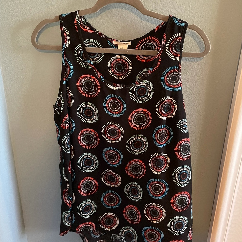 Halogen blouse, size medium, pattern
